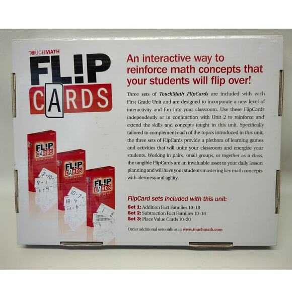 Touchmath Fl!p Cards 1st Grade New Addition Subtraction Place Value - Picture 2 of 5